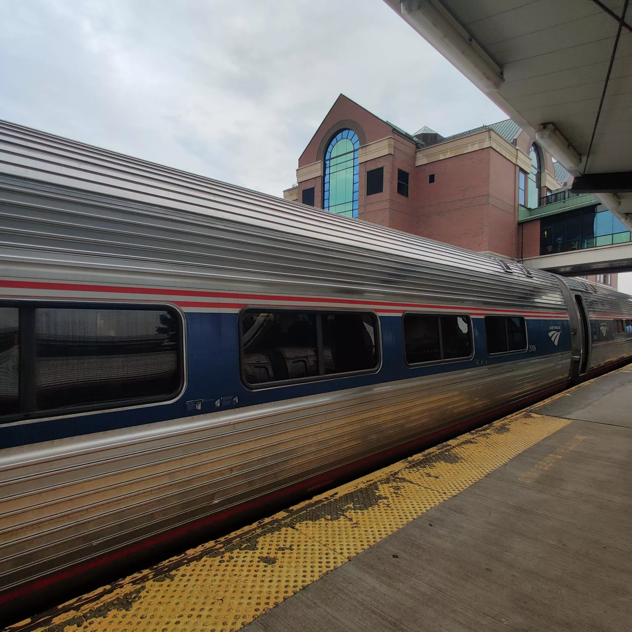 Albany station where our train split.